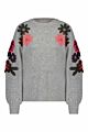 Studio Anneloes Omayra Flower Pullover Light Grey