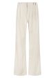 Tramontana Pleated Waist Trousers Stone 