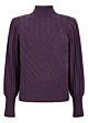 Tramontana Puff-Sleeve Jumper Aubergine Noir 