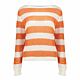 Geisha Pullover Stripe Orange