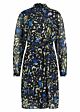 Tramontana Dress Abstract Florals Print Blacks