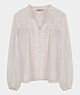 Esqualo blouse plumetis lace off-white