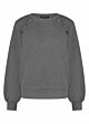 Tramontana Sweater Sailor Buttons Antraciet 