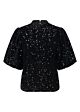 Tramontana Top Sequins Black 