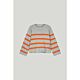 Summum Woman Striped Sweater Soft Viscose Mist