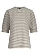Tramontana Fancy Striped Top Stone Melange 