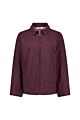 Studio Anneloes Jazy Herringbone Jacket Aubergine
