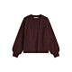 Summum Woman Cardigan Cozy Melange Knit Burgundy