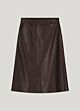 Summum Woman Skirt Vegan Leather Coffee