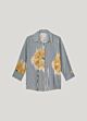 Summum Woman Blouse Flower & Stripes Multicolor