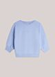 Summum Woman Jersey Fade-Out Sweat Soft Blue 