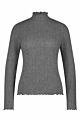 Tramontana Top Fancy Mock Neck Grey Melange 