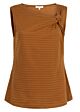 Tramontana Top Twisted Neckline Kombucha 