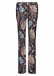 Tramontana Trousers Flared Suedine Flower