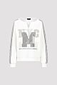 Monari Sweatshirt Neopreen Offwhite 