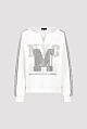 Monari Sweatshirt Neopreen Offwhite 