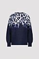 Monari Pullover Midnight Gemustert 