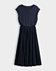 Opus Wabella Jurk Coal Blue 
