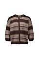 Studio Anneloes Bibi ssl Stripe Cardigan Chestnut 