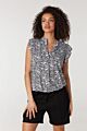 Juffrouw Jansen Top Fos Offwhite/Black