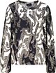 Monari Sweatshirt Black Pattern