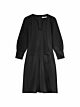 Summum Woman Punto Milano Dress with Pockets Black