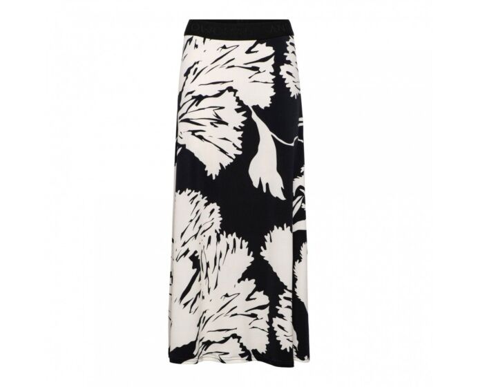 Woman And Co Livia B.Flower Rok A-Black