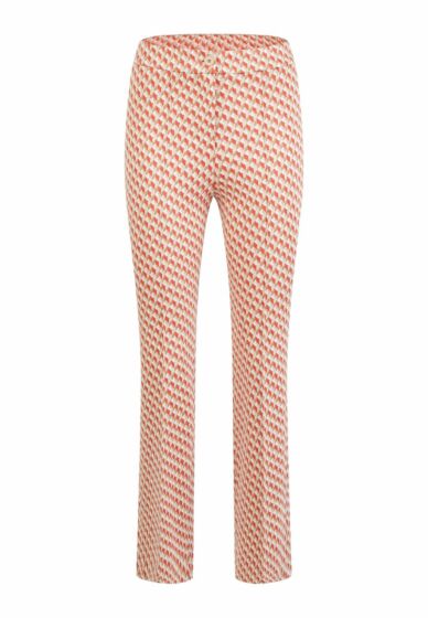 Marc Aurel Broek Grafische Jacquardjersey