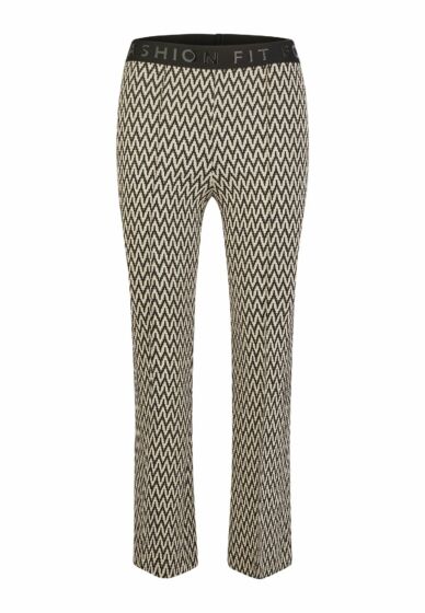 Marc Aurel Easy kick Trousers Zigzag Pattern