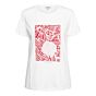 Woman &Co Soll T-shirt White/Soft Pink