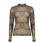 Geisha Top Mesh Turtle Leopard Sand Black 