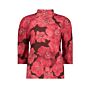 Geisha Top Bloemenprint Brown/Red 