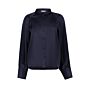 Geisha Blouse Shiny Navy 