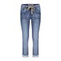 Geisha Helen Jeans Turn Up Mid Blue Denim