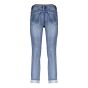 Geisha Helen Jeans Turn Up Mid Blue Denim