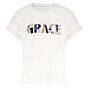 Nukus Grace T-shirt Oneck Offwhite/Navy