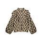 Summum Woman Blouse Print Brodery Pebble Beige
