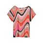 Summum Woman Top Wave Print Multicolor