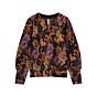 Summum Woman Jersey Top Flower Jacquard