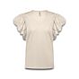 Summum Woman Butterfly  Sleeve Top With Lace 