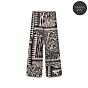 Summum Woman Trousers Two Tone Print Black 
