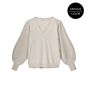 Summum Woman V-Neck Sweater Knit Ivory
