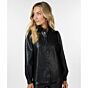 Esqualo Blouse Puff Shoulder Black