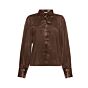 Geisha Top Satin Brown
