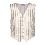 Geisha Striped Gilet 