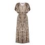 Geisha Dress Leopard Sand / Black 