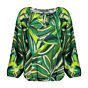 Geisha Top Ecru / Green