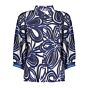 Geisha Blouse Ecru/Navy
