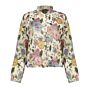 Geisha Bomber Jacket Leaves Sand/Green/Gold