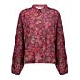Geisha Blouse Print Fuchsia Rood